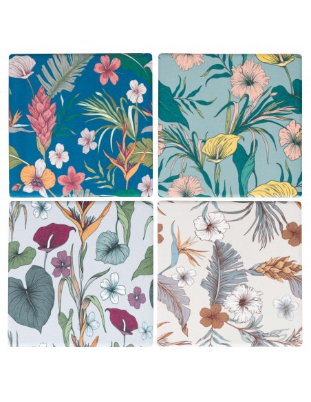 BOTANICO MATTONELLA DECORATIVA 20X20CM 4 COLORI ASSORTITI