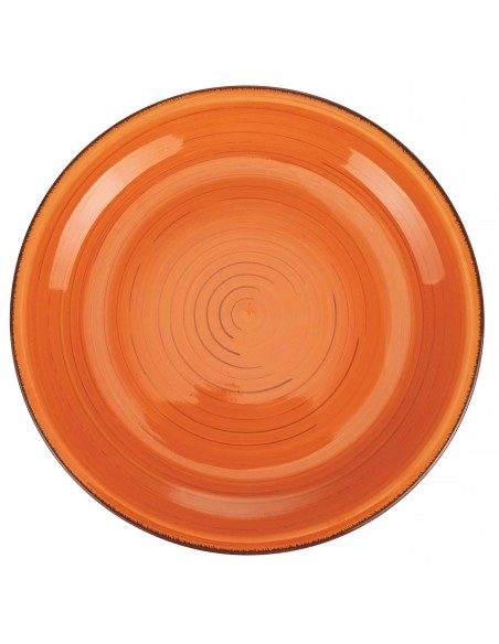 LIPARI PIATTO PIANO ARANCIONE D27CMXH3CM