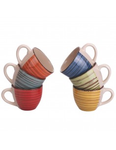 LIPARI SET CAFFE 6 TAZZINE...