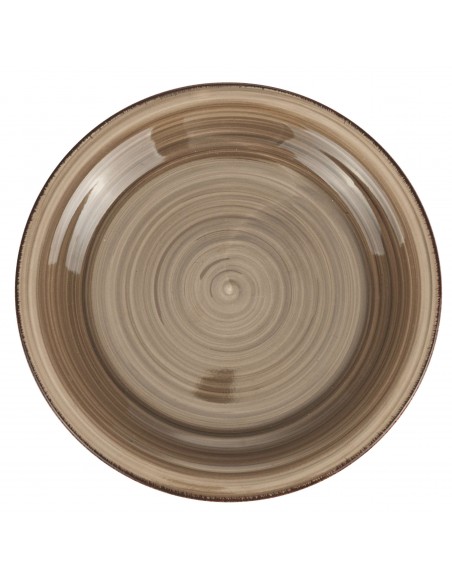 LIPARI PIATTO FRUTTA GRIGIO D19CMXH2CM