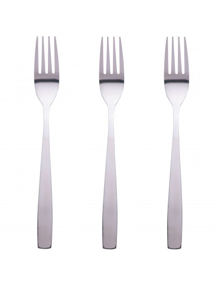 MANHATTAN SET 3 FORCHETTE ACCIAIO LUCIDO