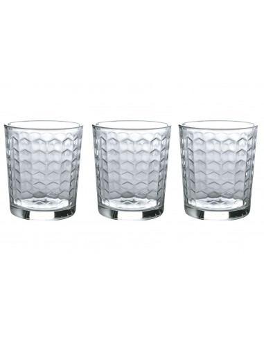 SET 3 BICCHIERI ACQUA ANGLE 370ML