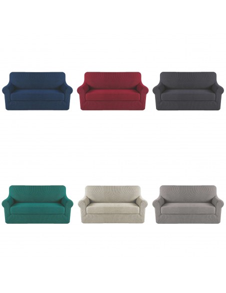 COPRIDIVANO 3 POSTI ELASTICIZZATO 4 COLORI ASSORTITI