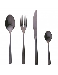 ALYSON SET 24PZ POSATE NERO...