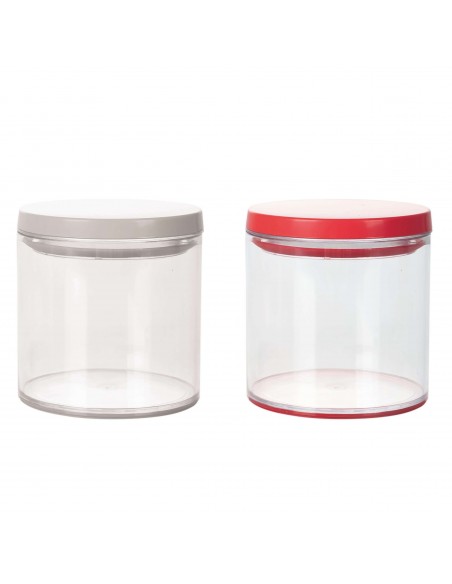BARATTOLO IN PLASTICA 0,5LT 2 COLORI ASSORTITI