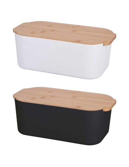 PORTAPANE 4.5LT COPERCHIO IN BAMBOO 2 COLORI ASSORTITI