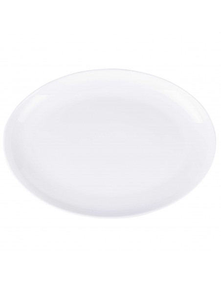 PIATTO OVALE OPALE BIANCO D33CM