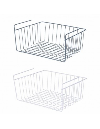 CESTELLO ORGANIZER IN METALLO 2 COLORI ASSORTITI