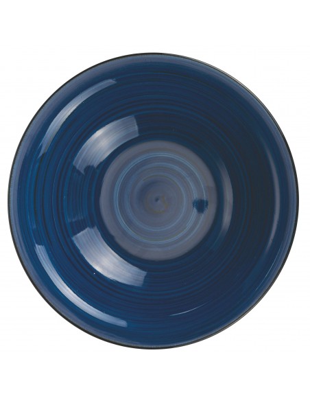 LIPARI PIATTO FONDO BLU D21,5CMXH6CM