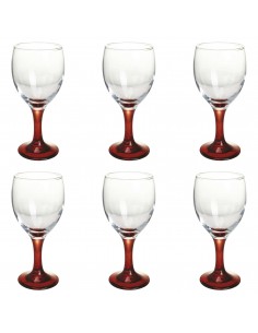 VALENCIA RED SET 6 CALICI...