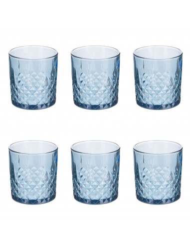 EDINBURGH SET 6 BICCHIERI 340ML BLUE