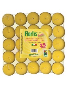 TEALIGHTS CITRONELLA 25 PZ