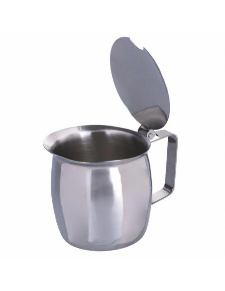 BRICCO IN ACCIAIO INOX 18/10 6TZ 650ML CON COPERCHIO