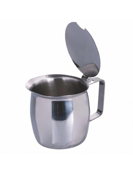 BRICCO IN ACCIAIO INOX 18/10 4TZ 480ML CON COPERCHIO