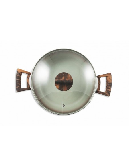 CASALE TEGAME FORG. 28CM  MAN/LEGNO INDUZ