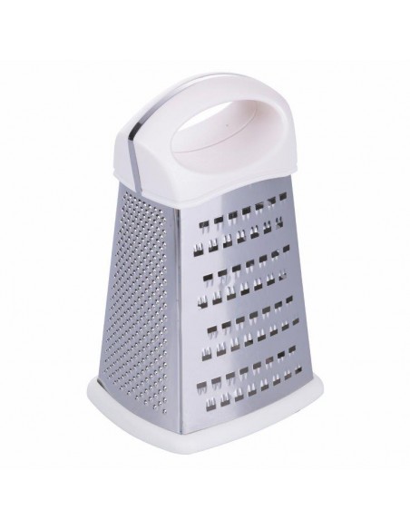 GRATTUGIA ACCIAIO 4 LATI CON MANICO 3 COLORI ASSORTITI