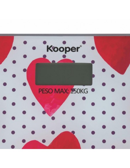 BILANCIA PESAPERSONE VETRO CUORI