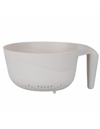 SCOLAPASTA-FRUTTA CON MANICO 2 COLORI... SCOLAPASTA-FRUTTA CON MANICO 2 COLORI...