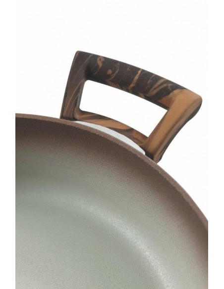 CASALE TEGAME FORG. 28CM  MAN/LEGNO INDUZ