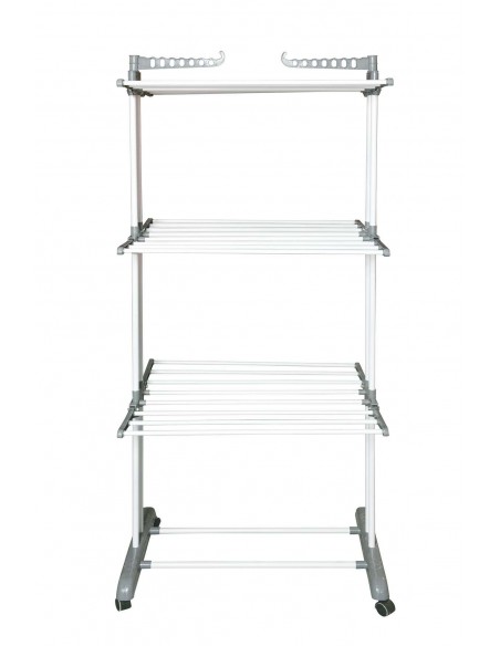 STENDINO TORRE METALLO/PLASTICA GRIGIO