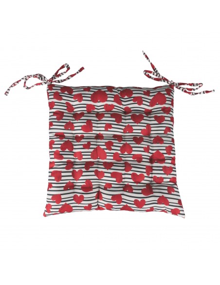 CUSCINO SEDIA 40X40CM CHERRY LOVE 3 COLORI ASSORTITI