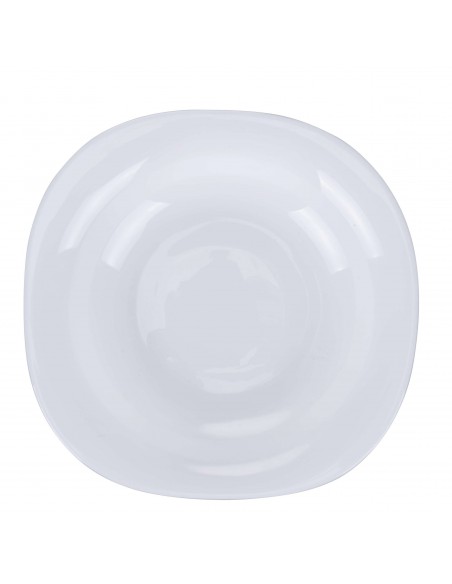 PIATTO FONDO OPALE BIANCO QUADR D23CM