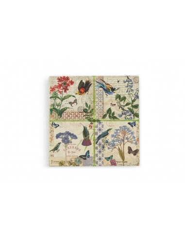 BIRDS MATTONELLA 20X20CM  4 COLORI... BIRDS MATTONELLA 20X20CM  4 COLORI...