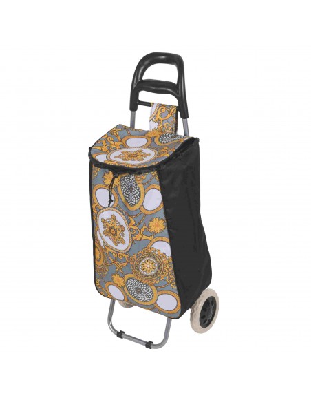 CARRELLO SPESA CATENE 2 RUOTE 4 COLORI ASSORTITI