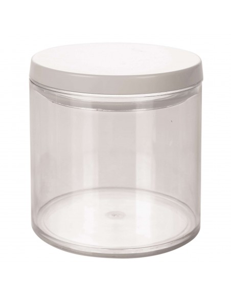 BARATTOLO IN PLASTICA 0,5LT 2 COLORI ASSORTITI