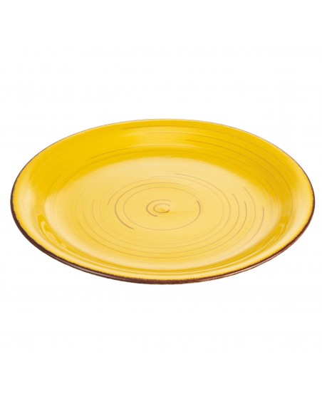 LIPARI PIATTO PIANO GIALLO D27CMXH3CM