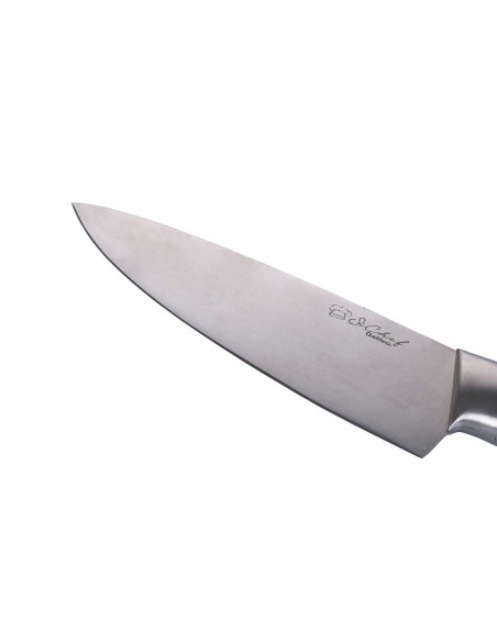 COLTELLO CUCINA LAMA 15CM ACCIAO INOX MANICO NERO