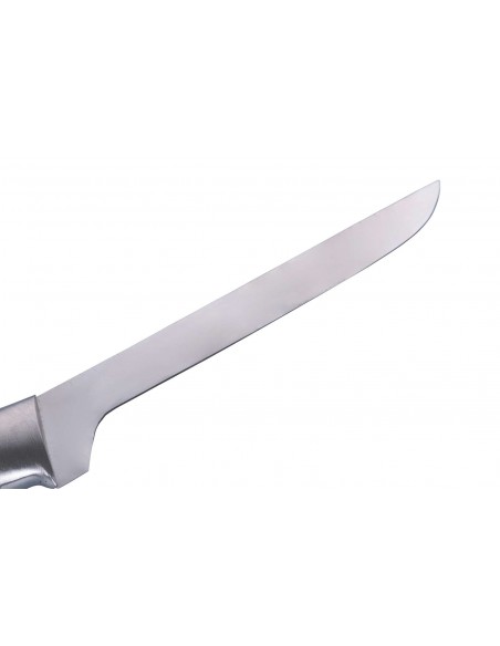 COLTELLO CARNE LAMA 15CM ACCIAO INOX MANICO NERO