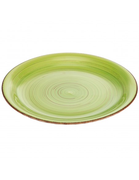 LIPARI PIATTO PIANO VERDE D27CMXH3CM