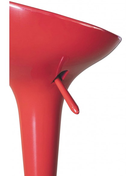 SGABELLO BAR ROSSO 42X44X67/88 CM