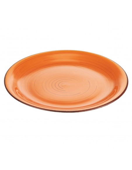 LIPARI PIATTO PIANO ARANCIONE D27CMXH3CM