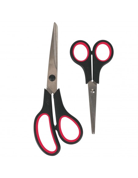 SET 2 FORBICI  6 COLORI ASSORTITI