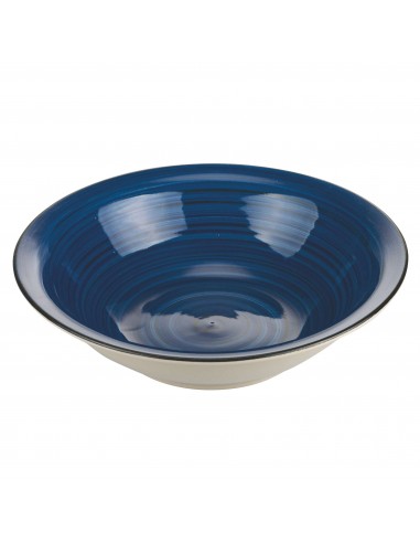 LIPARI PIATTO FONDO BLU D21,5CMXH6CM