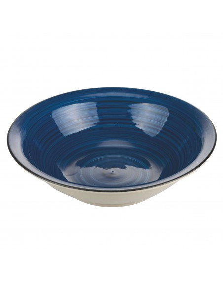 LIPARI PIATTO FONDO BLU D21,5CMXH6CM