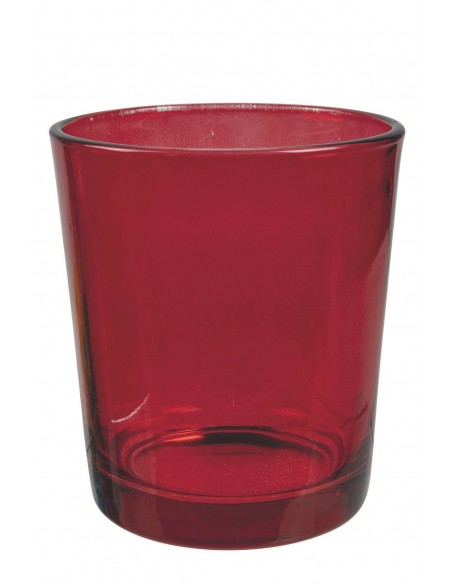 SET 6 BICCHIERI VETRO 370 ML 6 COLORI ASSORTITI