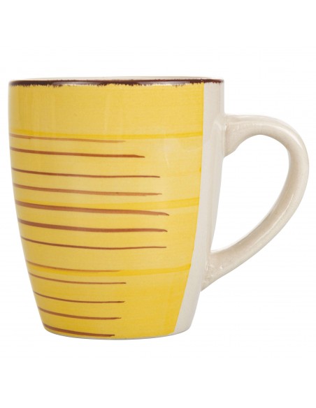 LIPARI MUG GIALLO D8,5X10,5H