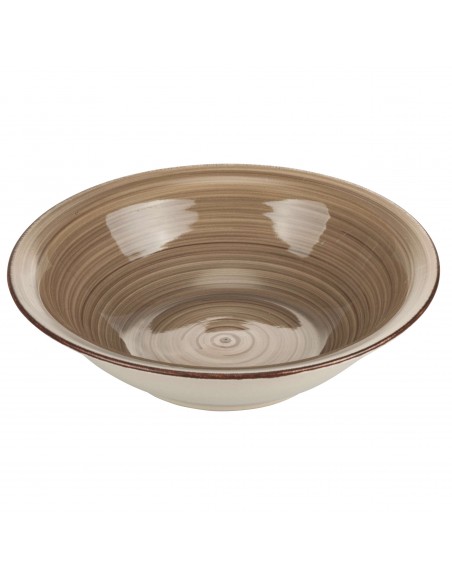 LIPARI PIATTO FONDO GRIGIO D21,5CMXH6CM