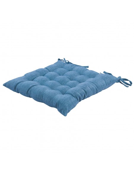 CUSCINO SEDIA 40X40CM PASTELLO BLU