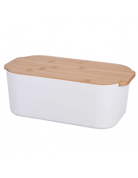 PORTAPANE 4.5LT COPERCHIO IN BAMBOO 2 COLORI ASSORTITI