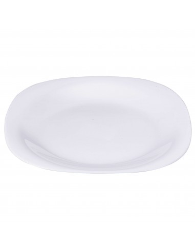 PIATTO PIANO OPALE BIANCO QUADR D28CM PIATTO PIANO OPALE BIANCO QUADR D28CM