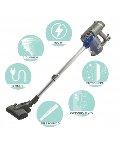 AIRONE 2.0 ASPIRAPOLVERE 600W GR./BLU... AIRONE 2.0 ASPIRAPOLVERE 600W GR./BLU...