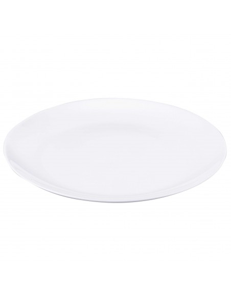 PIATTO PIANO OPALE BIANCO TONDO D26,5CM