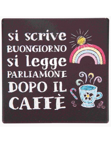 SI SCRIVE SI LEGGE MATTONELLA DEC. 11X11CM 6 COLORI ASSORTITI