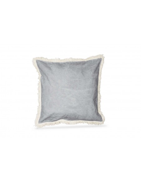 CUSCINO 65X65CM 830GR GRIGIO CON FRANGE
