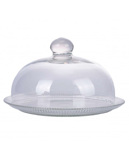 PIATTO TORTA CON CAMPANA 30 CM SET 2 PZ