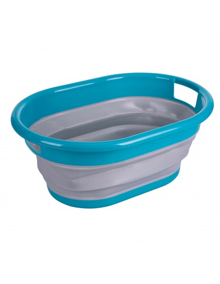 CESTA BIANCHERIA PIEGHEVOLE  PP E TPR 3 COLORI ASSORTITI